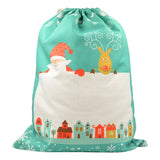 Linen Drawstring Xmas Sack