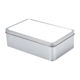 Blank rectangular metal tin for sublimation or laser engraving projects