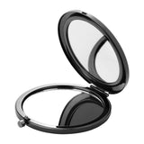 Sublimation blank smoked black pocket mirror