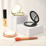Sublimation blank smoked black pocket mirror