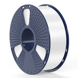 Sunlu Silk PLA+ White Filament 1KG spool for 3D printing with glossy finish and enhanced durability.