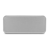 Silver Metal Stationary Tin with smooth matte finish, ideal for sublimation printing and organizing pens or pencils in office or school settings.
