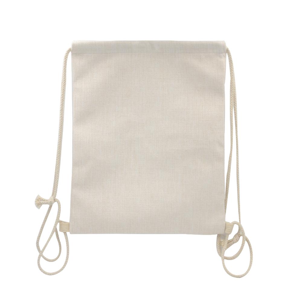 Sublimation blank linen drawstring bag