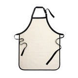 Sublimation blank apron linen with black trim