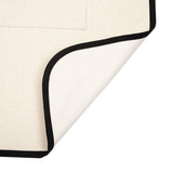 Sublimation blank apron linen with black trim