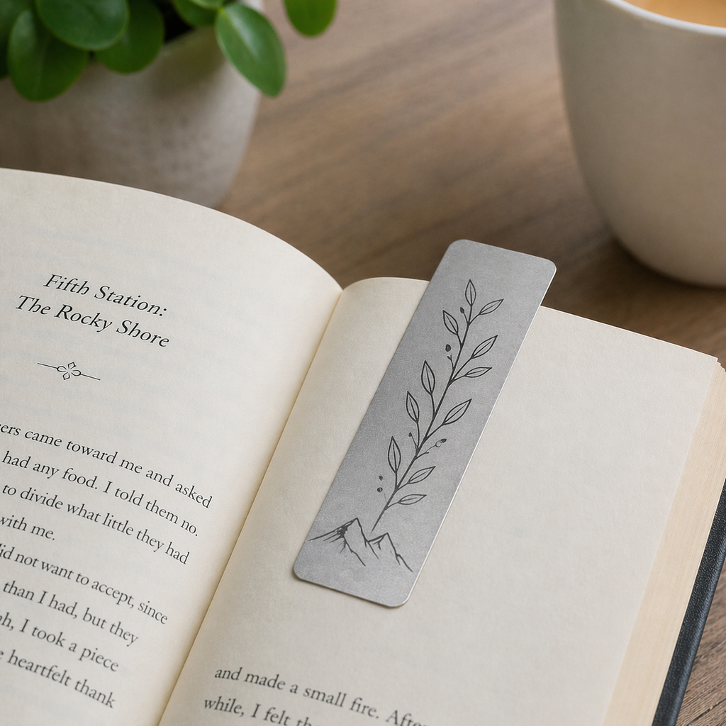 Aluminium Bookmark - Large
