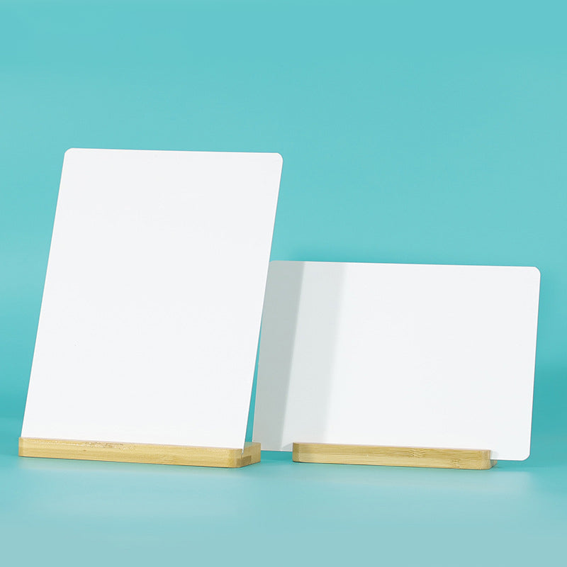 Aluminium Sheet + Bamboo Base 17.8cm x 12.7cm