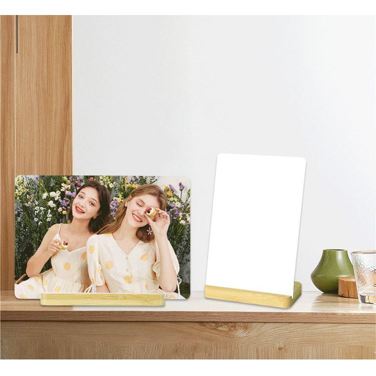 Aluminium Sheet + Bamboo Base 17.8cm x 12.7cm