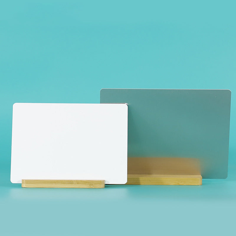 Aluminium Sheet + Bamboo Base 17.8cm x 12.7cm