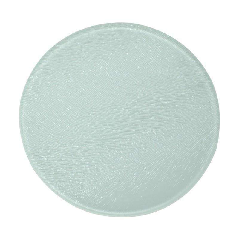 Round Glass Coaster - Chinchilla finish