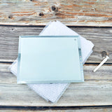Glass Panel With Stand - 23 x 18 cm