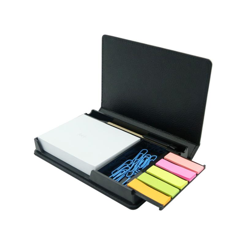 sublimation blank pu leather sticky note box