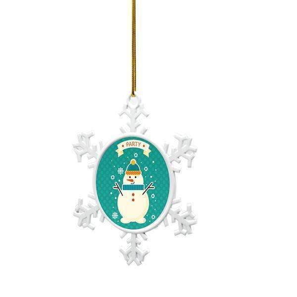 Sublimation blank Metal Christmas Snowflake