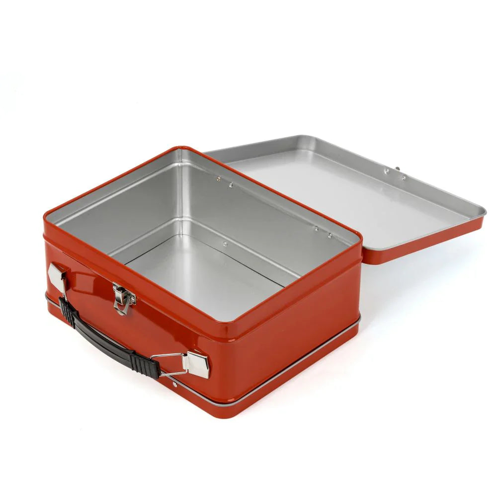 red personalised sublimation lunch box