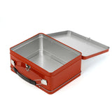 red personalised sublimation lunch box