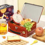 red personalised sublimation lunch box