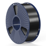 Sunlu Silk PLA+ Black Filament 1 KG on a spool showcasing the smooth, glossy finish.