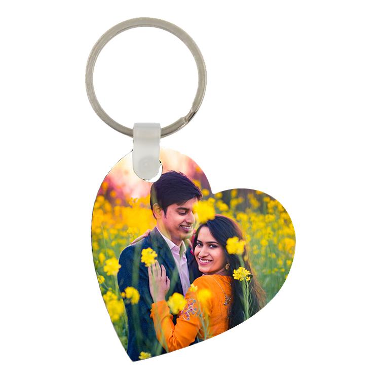 subliflex heart sublimation keyring