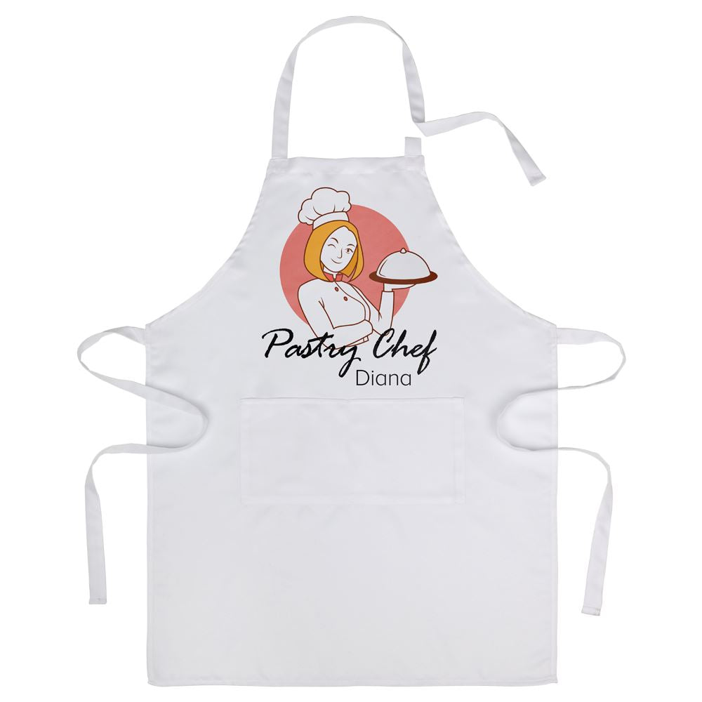 sublimation blank adults polyester apron white