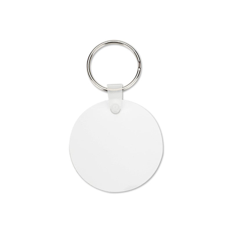 sublimation blank aluminium round keyring