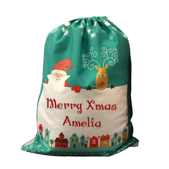 Sublimation blank Pre-Printed Linen drawstring Sack - 50 x 66 cm ( pre-order )
