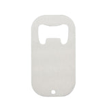 Stainless steel silver bottle opener