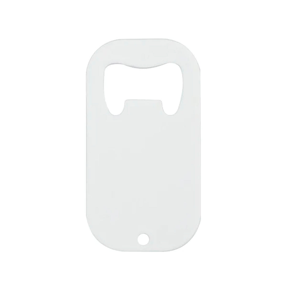 Stainless Steel Bottle Opener - White