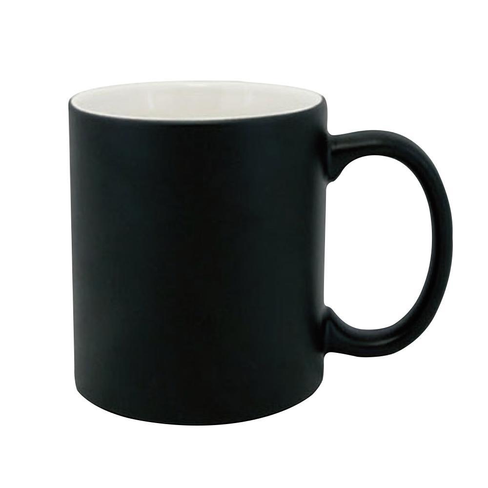 sublimation blank colour changing mug black glossy