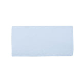 Blank white cotton towel for sublimation printing, laid flat on a white background