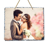 Hanging Photo Rock Slate 25cm x 30cm - Glossy