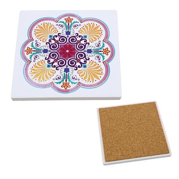 sublimation blank sandstone coaster square 