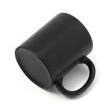 Black sublimation color change mug blank for laser engraving and heat press