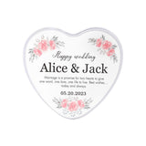sublimation blank Love Heart Metal Tin - White - subliblanks
