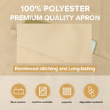 sublimation blank adults polyester apron Khaki