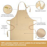 sublimation blank adults polyester apron Khaki