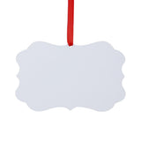 sublimation blank plastic rectangle decoration