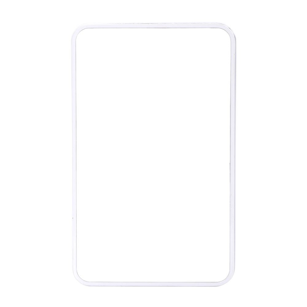 sublimation rectangle metal white tin